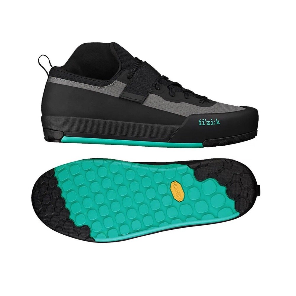 Fizi:K Gravita  Tensor Flat Gray Aqua Marine Men's Shoes Size 11.5 In New